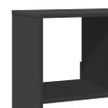 vidaXL Deliaca stena čierna 100x33x187,5 cm kompozitné drevo