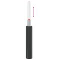 vidaXL Plynový valec kancelárskej stoličky Čierna 307-447 mm Železo