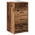 vidaXL Servírovacia skriňa Staré drevo 40 x 41 x 75 cm