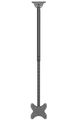 Neomounts CL35-340BL12 Flat Screen Ceiling Mount (Height: 106-156 cm) Držák, VESA, stropní, pro LCD a TV, úhloprícka 23"–42", nosnost 50kg, nastavení výšky 106-156cm, náklon 25°, otácení 360°, rotace
