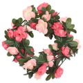 vidaXL Kvetinové girlandy 6 ks, ružové 240 cm