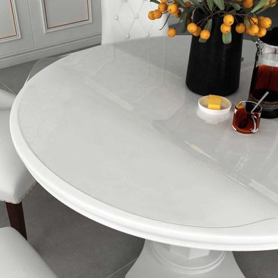 vidaXL Chránič na stôl priehľadný Ø 120 cm 1,6 mm PVC