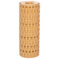 vidaXL Balkónové zásteny 10 ks bledohnedé 255x19 cm polyratan