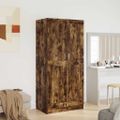 vidaXL Šatník dymový dub 82,5x51,5x180 cm spracované drevo