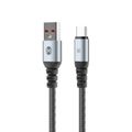 Forever Braix kábel USB - USB-C 1,0 m 3A čierny