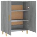 vidaXL Komoda sivý dub sonoma 70x34x90 cm spracované drevo