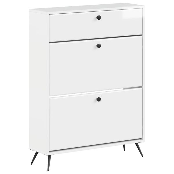 vidaXL Skriňa na topánky BREDA 78 x 24 x 103 cm Kompozitné drevo