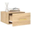 vidaXL Nástenné nočné stolíky 2 ks dub sonoma 35x35x20 cm