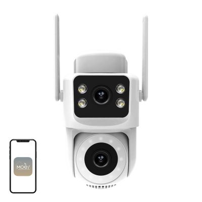 MOES WCM-Q29 8MP Wi-Fi IP kamera s dvoma objektívmi