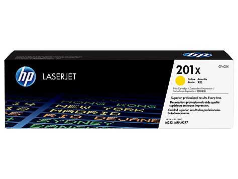 HP 201X tlačová kazeta žltá veľká, CF402X
