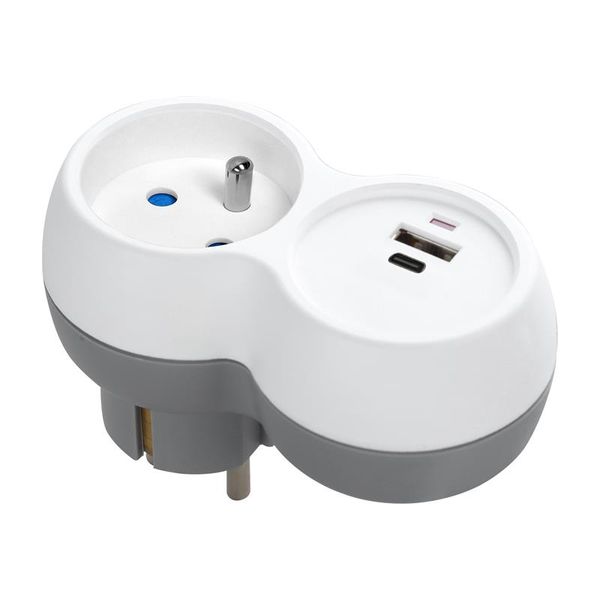 ORNO OR-AE-13302 zásuvka 230V s USB nabíječkou