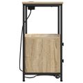 vidaXL Nočný stolík 2 ks Sonoma dub 40 x 31 x 60 cm Kompozitné drevo
