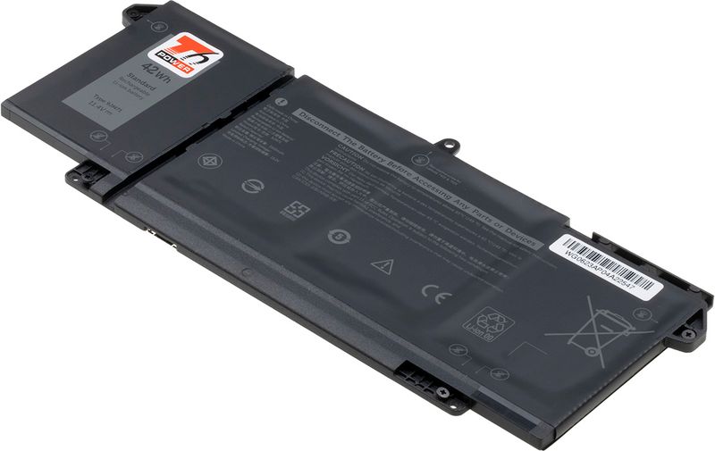 Batéria T6 Power pre Dell Latitude 5320, 7320, 7420, 7520, 3680mAh, 42Wh, 3cell, Li-pol
