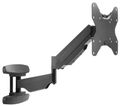 Neomounts  WL70-550BL12/Držák displeje/na stěnu/32-42"/sklopný/rotace/plynový píst/3 čepy/VESA 200X200/nosn. 30kg/černý Držák, VESA, nástenný, pro LCD a TV, úhloprícka 23"-42", plne pohyblivý, náklon 20°, rotace 6°, otácení 180°, nosnost 30kg, cerný