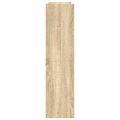 vidaXL Regál na topánky dub sonoma 80x25x100 cm spracované drevo