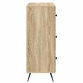 vidaXL Zásuvkový kabinet 66 x 34,5 x 90 cm Kompozitné drevo Dub sonoma
