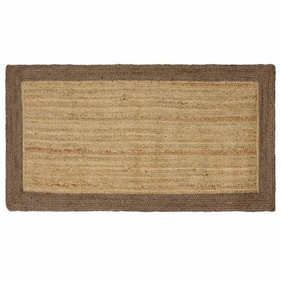 vidaXL Kusové koberce Sivá 80 x 150 cm Juta