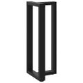 vidaXL Nohy barového stola v tvare T, 2 ks, čierne, 40x35x(100-101) cm, oceľové