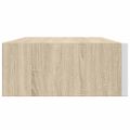 vidaXL Zásuvkové police nástenné 2 ks dubové a biele 40x23,5x10 cm MDF