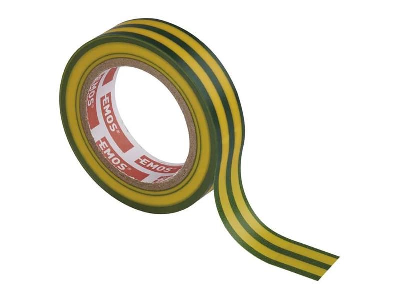 Páska izolačná PVC 15mm/10m zelenožltá EMOS 1ks