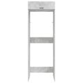 vidaXL Kabinet na práčku Betónová 67,5 x 68 x 200 cm Kompozitné drevo