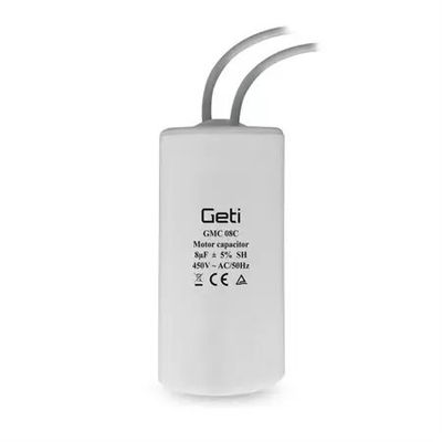 Kondenzátor spúšťací motorový 8 μF 450 V GETI GMC 08C