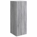 vidaXL Nástenná skrinka 33 x 34,5 x 90 cm Kompozitné drevo Sivý Sonoma