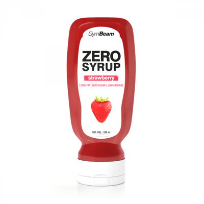 ZERO SIRUP jahoda - GymBeam