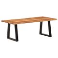 vidaXL Konferenčný stolík 110x55x40 cm, akáciový masív