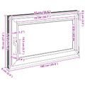 vidaXL Otočné a sklopné okno do suterénu RISOR 100 x 70 cm PVC a sklo