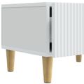 vidaXL TV skrinka Biela 147 x 34,5 x 30 cm Kompozitné drevo