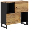 vidaXL Komoda s 2 dvierkami 80x33x75 cm masívny mangovník