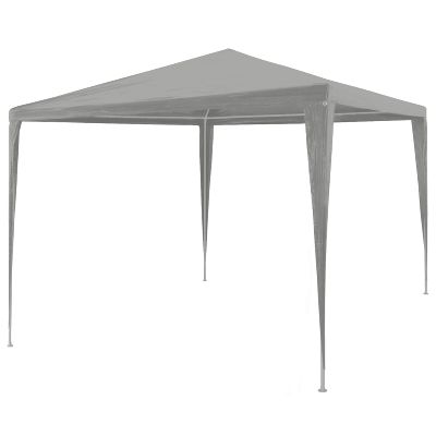 vidaXL Párty stan Svetlosivá 300 x 300 x 255 cm PE a oceľ