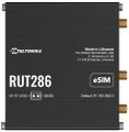 Teltonika RUT286 průmyslový router   1x LAN, 1x WAN, RS232/485. 2x SIM + eSIM, LTE Telit, Wi-Fi 4 Router, LTE Cat 4, RS232, RS485, Modbus, DNP3, DLMS, eSIM, Wi-Fi 4, 9–57 VDC, PoE, RutOS