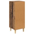 vidaXL Servírovacia skriňa Staré drevo 34.5 x 32.5 x 90 cm
