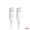 Kábel USB-C na USB-C 60W 100cm FullLINK AMIO-03896