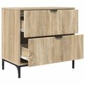 vidaXL Nočný stolík dub sonoma 63.5 x 36 x 61 cm Kompozitné drevo