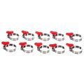 Hadicová spona s motýľom MECHANIC CONNECT 18-32 mm, 10 ks SIXTOL