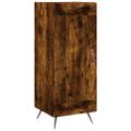 vidaXL Komoda dymový dub 34,5x34x90 cm spracované drevo