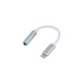 Setty adaptér Lightning - audio jack 3,5mm biely