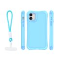 Bezpečnostné puzdro Safepop s popruhom pre iPhone 11 modrá