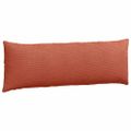 vidaXL Vankúše na pohovku 2 pcs Červenooranžová 120 x 40 cm