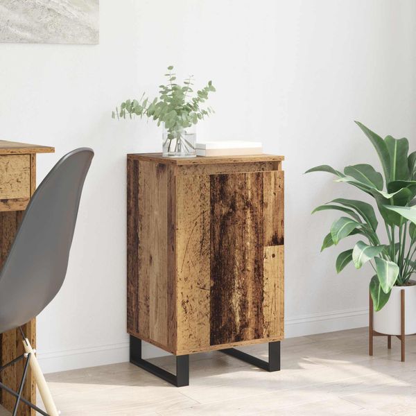 vidaXL Servírovacia skriňa Staré drevo 40 x 35 x 70 cm
