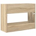 vidaXL Stojan na slnečník Sonoma dub 65 x 24 x 50 cm Kompozitné drevo