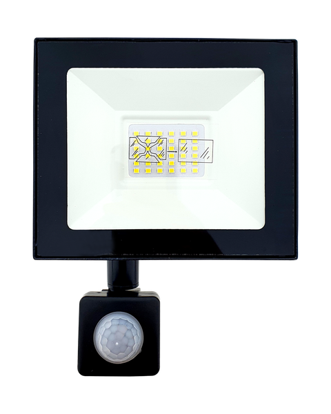 LED FLOOD Reflektor TRIXLINE s pohybovým senzorom - 30W