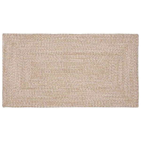 vidaXL Kusové koberce Prírodná a biela 60 x 110 cm Juta