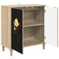 vidaXL Servírovacia skriňa BREMEN Sonoma 69 x 33 x 75 cm