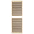vidaXL Skříňové dvere s dverami 4 ks Prírodná 170 x 2,1 x 59,5 cm