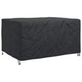 vidaXL Obal na nábytok Jednofarebný Čierna 180 x 120 x 74 cm 210D