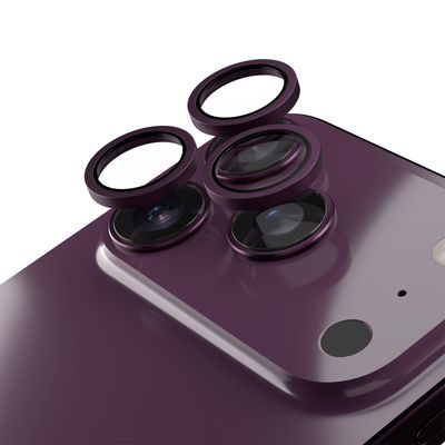 Etteri ochranné sklo fotoaparátu pre iPhone 18 Pro / 18 Pro Max tmavá čerešňa